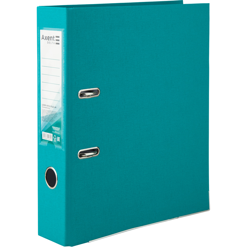 Папка-реєстратор AXENT DELTA (D1714-16C) А4, 75 мм, бірюзова